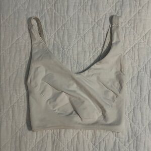 FP Movement white sports bra